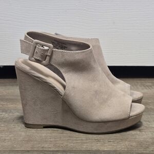 Madden Girl Suede Wedge Sandals